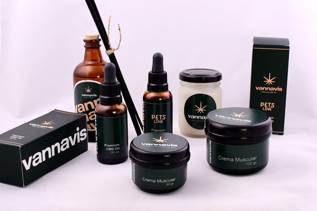Linea de productos organicos teraputicos a base de cannabis medicinal de Vannavis para mejorar tu bienestar